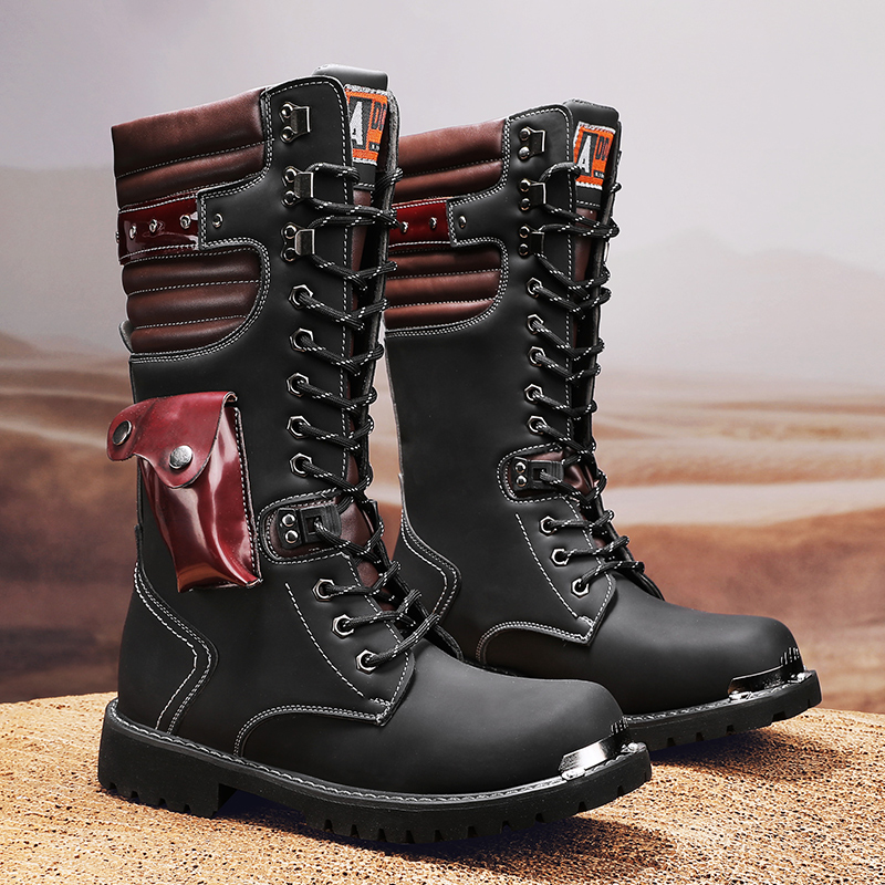 Men's high top motorcycle boot - Men'S Fashion For 45 Years Old avis et prix