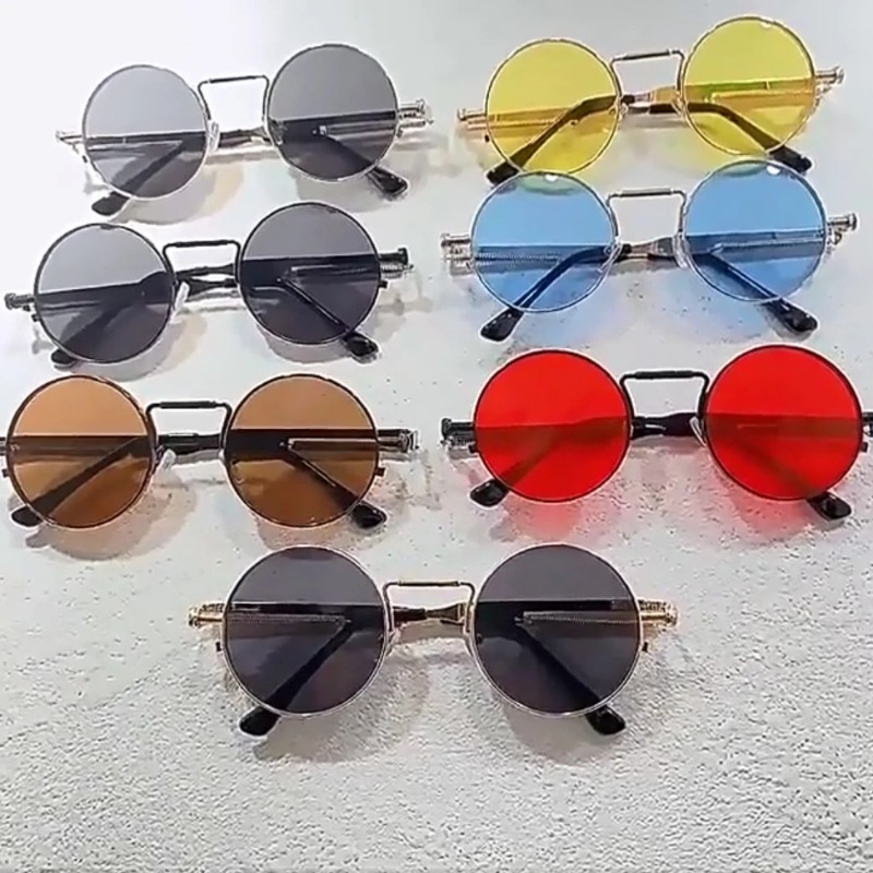 Vintage Metal Frame Round Sung - Men'S Fashion Round Glasses avis et prix