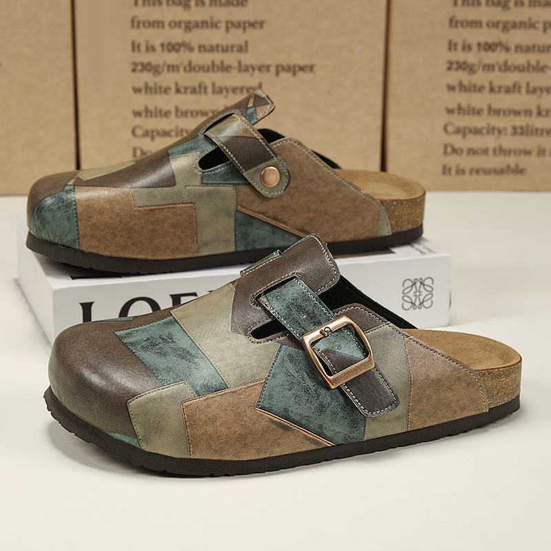 Unisex Cork Closed Toe Slipper - Men'S Fashion For 45 Years Old avis et prix