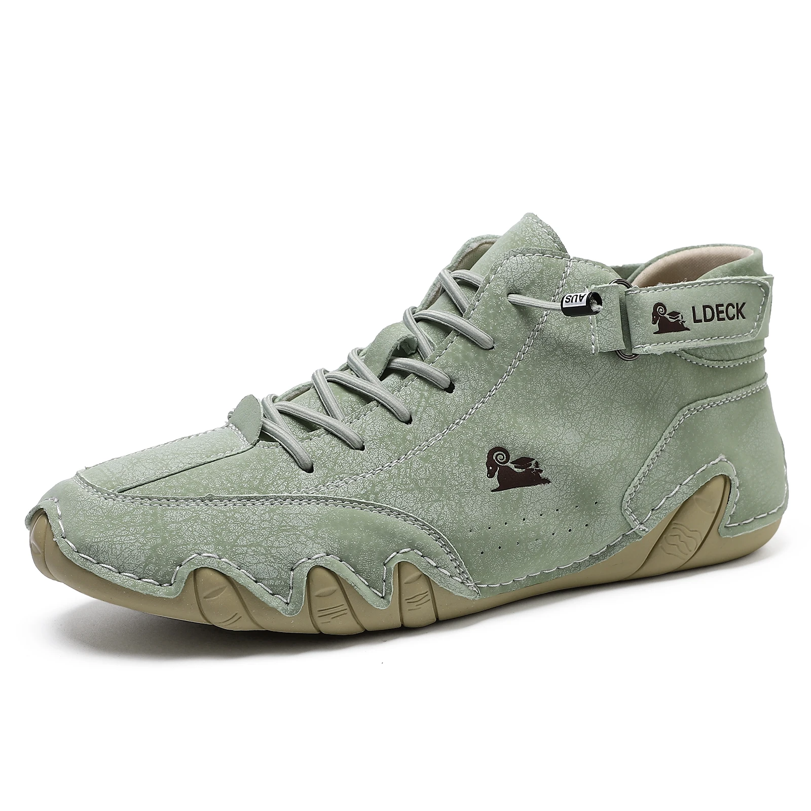 Men's Genuine Leather Shoes An - Graphic Tee Oversized avis et prix