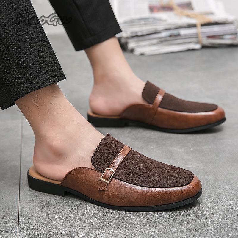 Men's Pantuflas Faux Leather & - Suede Loafers Men avis et prix