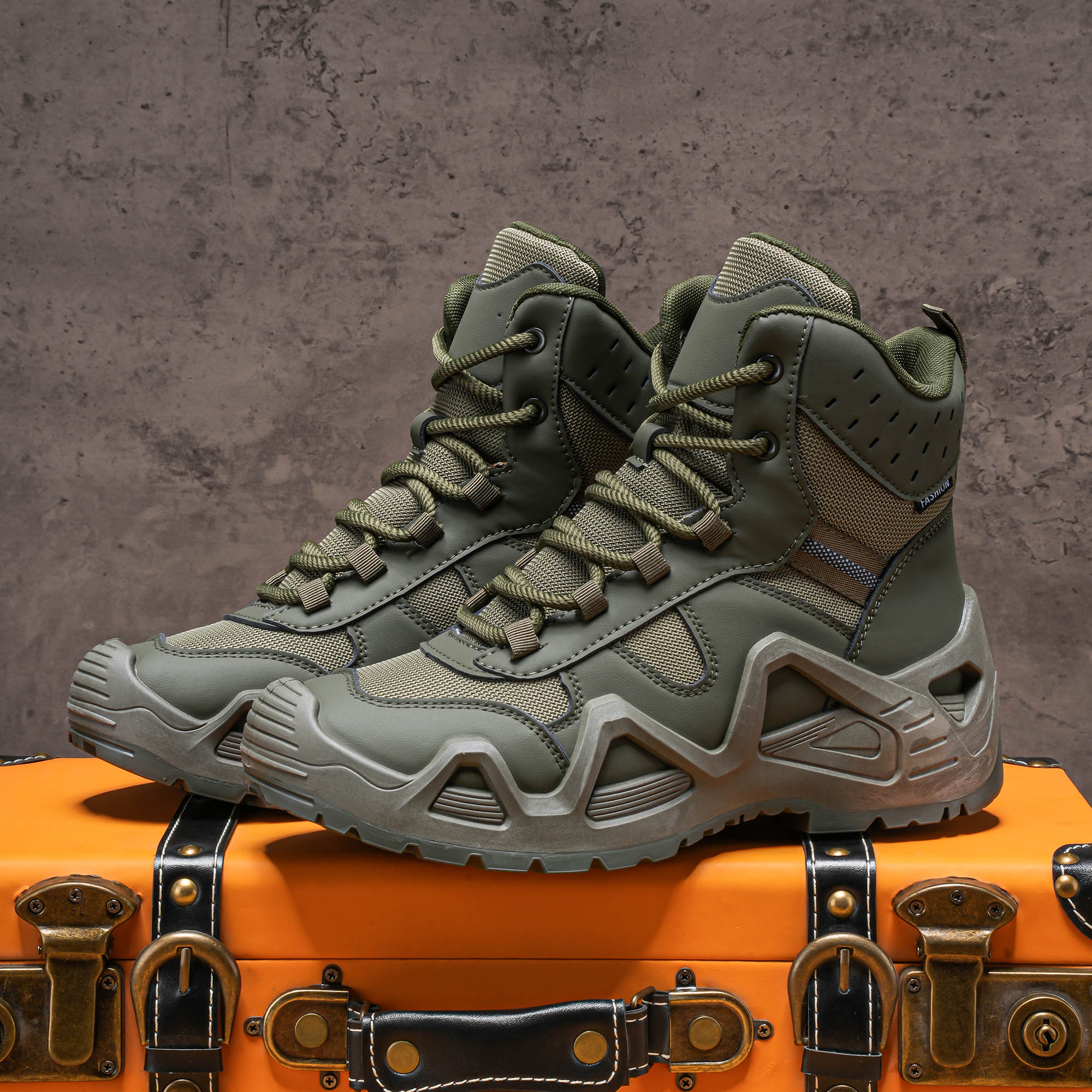 Men's high top boots, hiking b - Men'S Fashion For 45 Years Old avis et prix