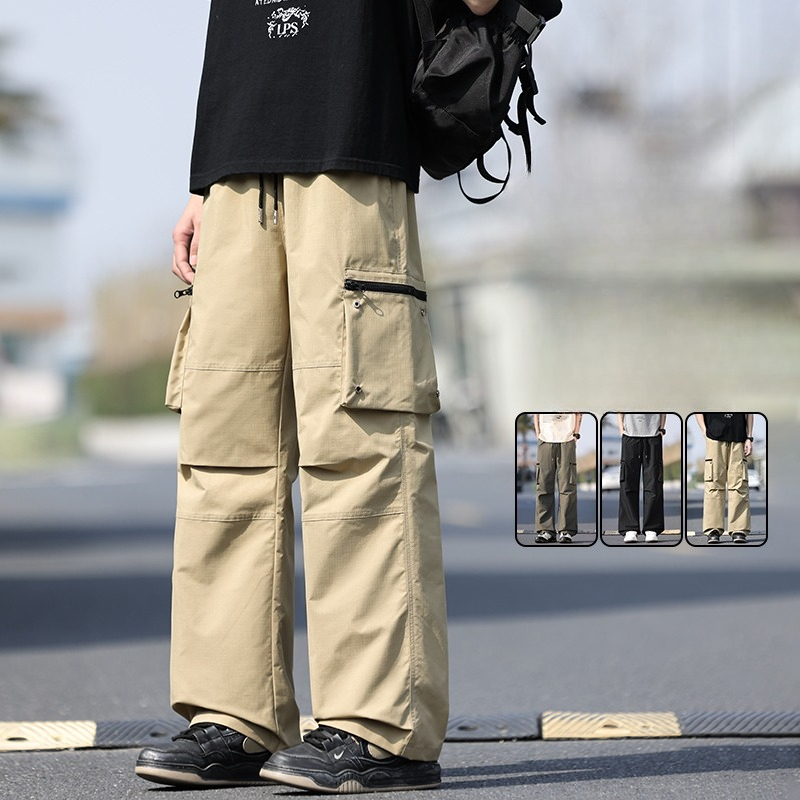 Streetwear Men's Baggy Cargo P - Men'S Fashion Overalls avis et prix
