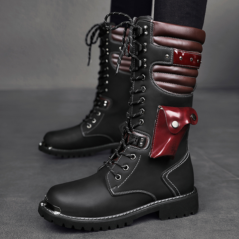 Men's high top motorcycle boot - Men'S Fashion For 45 Years Old avis et prix