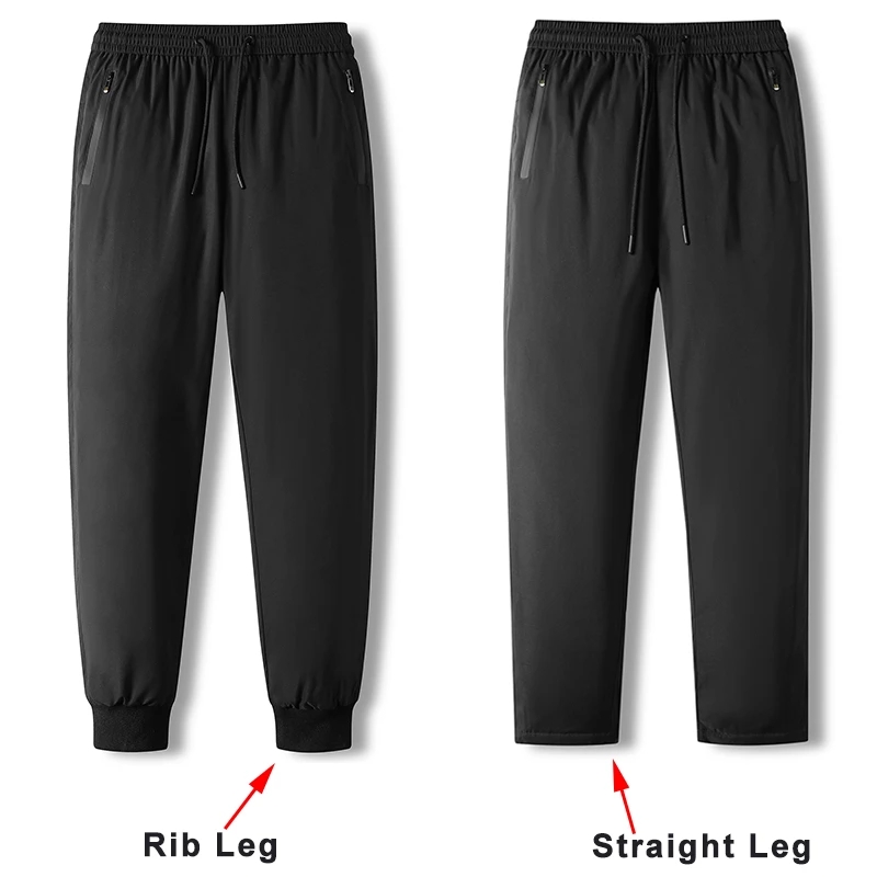 90% White Duck Down Winter Dow - Jogger Sweatpants Men avis et prix