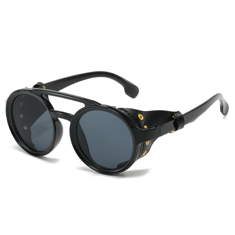 Retro Anti-UV Sunglasses Men W - Men'S Fashion Round Glasses avis et prix