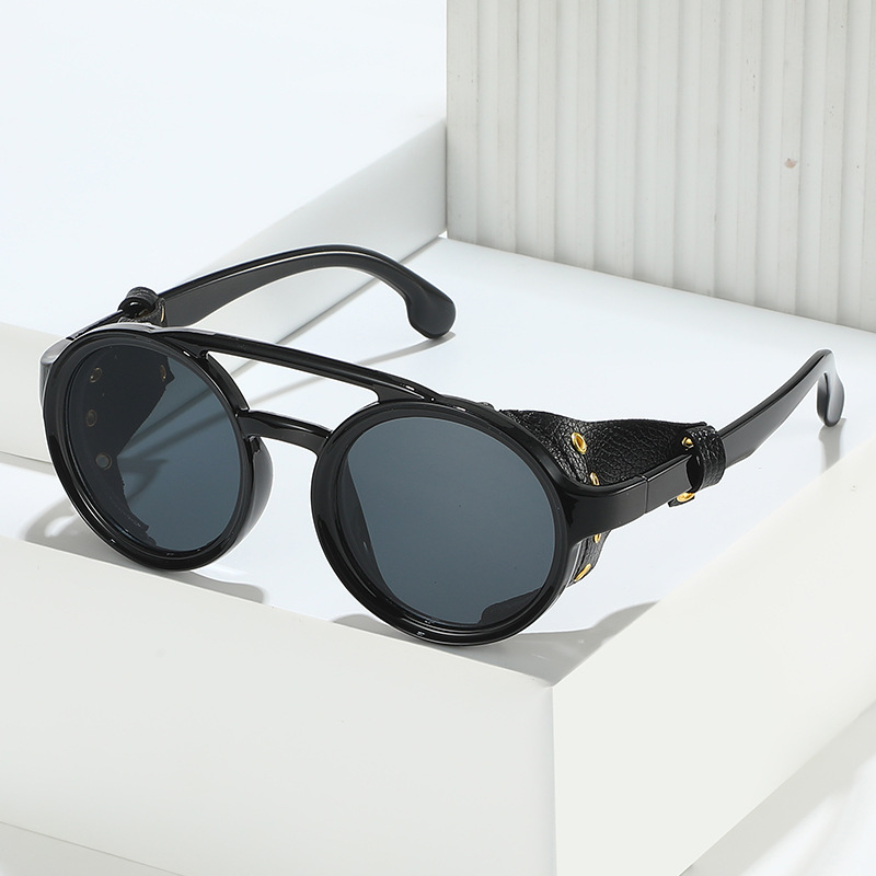 Retro Anti-UV Sunglasses Men W - Men'S Fashion Round Glasses avis et prix