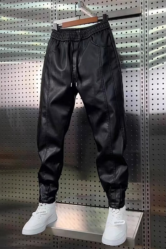 Leather Pants Men's Hip Hop Ha - Jogger Sweatpants Men avis et prix