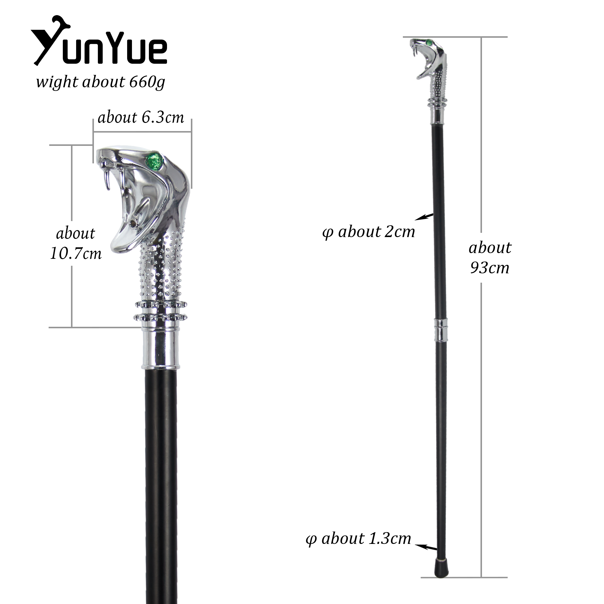 White Luxury Snake Handle Fash - Men'S Fashion Tips avis et prix