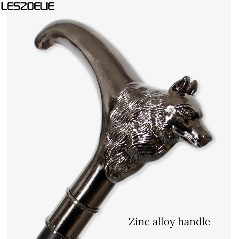 Wolf-Head Luxury Walking Stick - Men'S Fashion Tips avis et prix