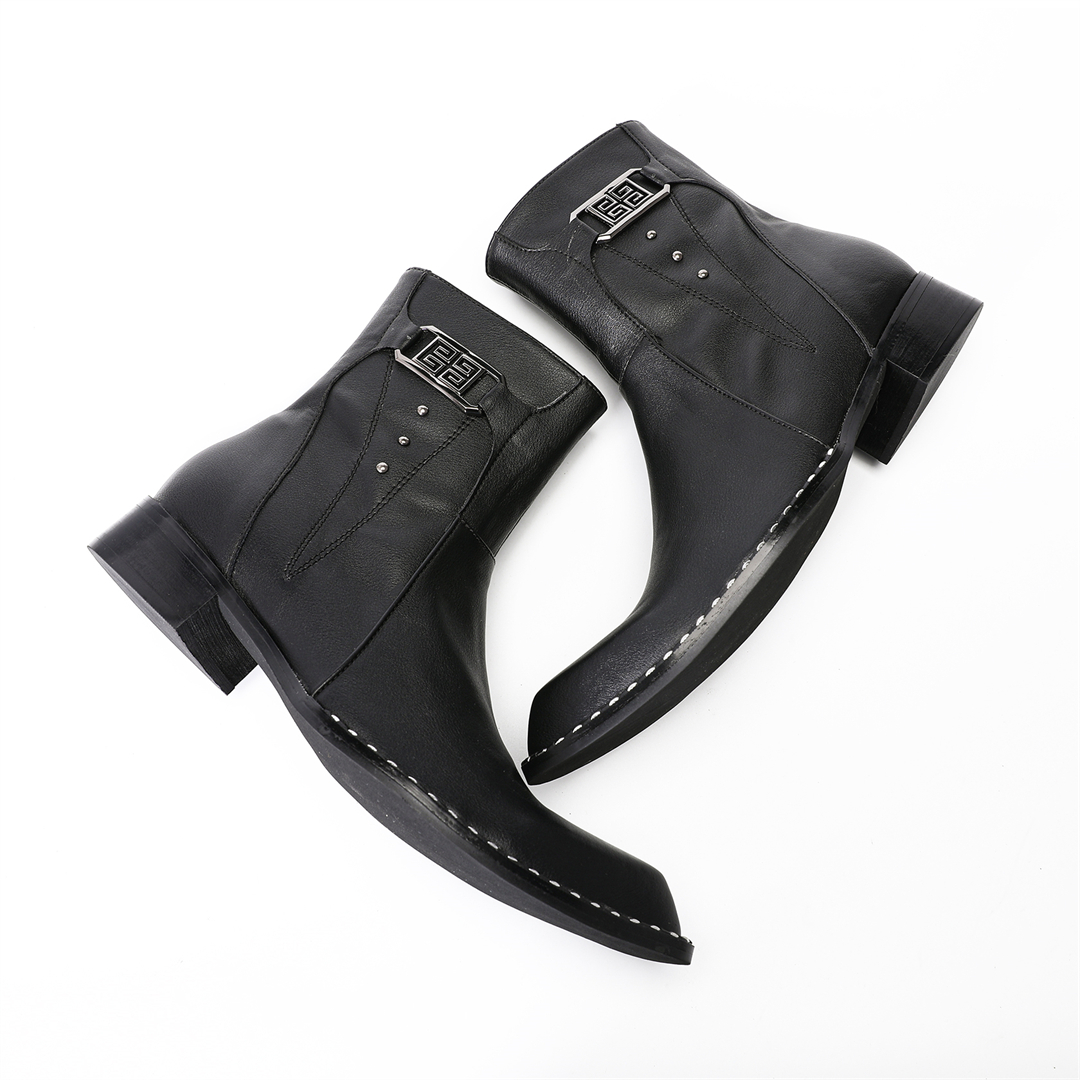 fashion black pointed toe men  - Mens Fashion Dress Shoes avis et prix
