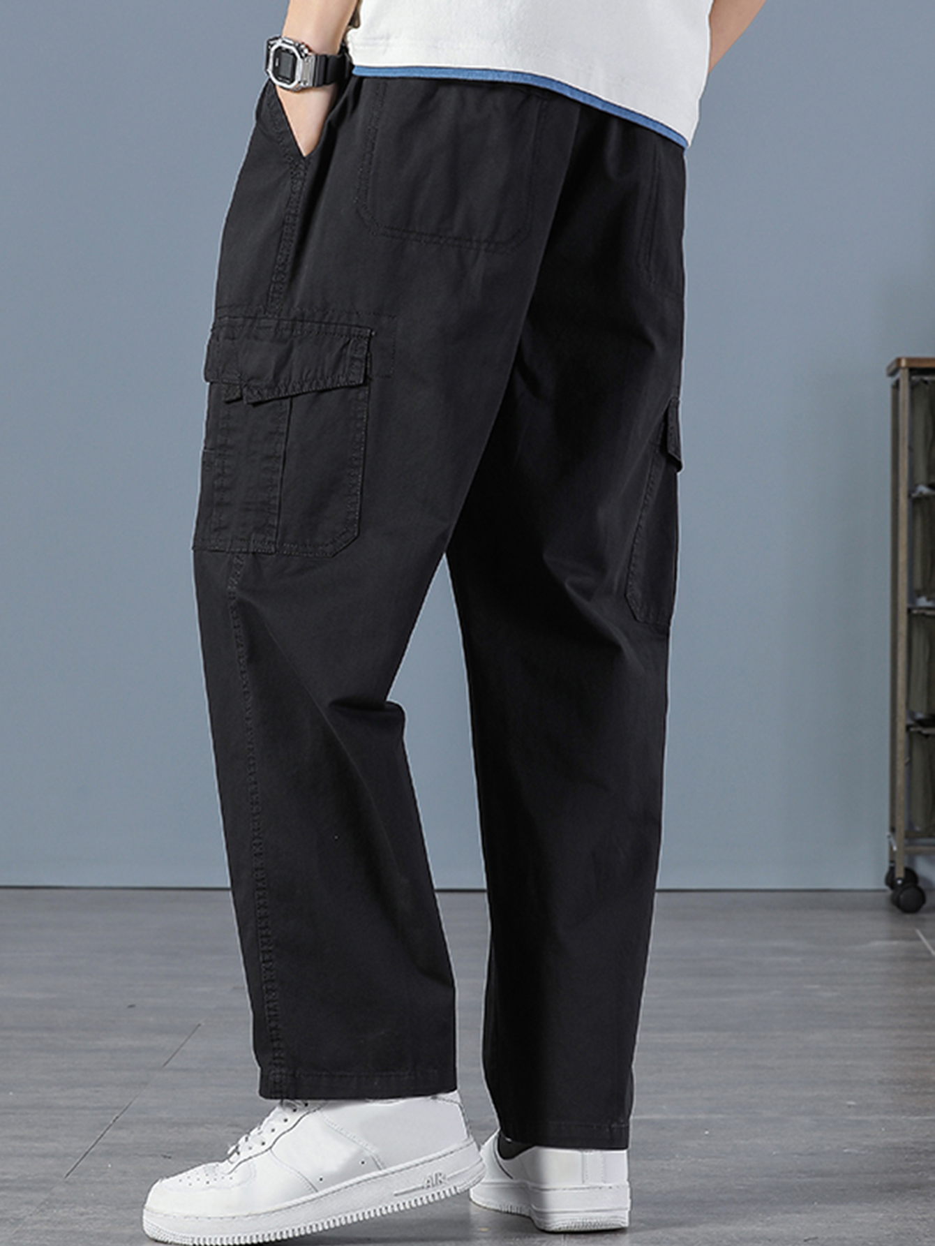 Men's 100% Cotton Straight Bla - Men'S Fashion Overalls avis et prix