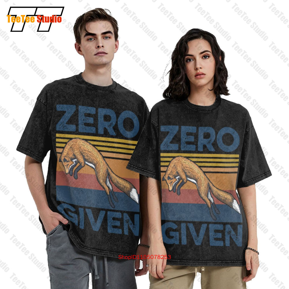 Fox Zero Given Graphic Vintage - Graphic Tee Oversized avis et prix