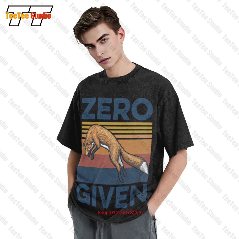 Fox Zero Given Graphic Vintage - Graphic Tee Oversized avis et prix
