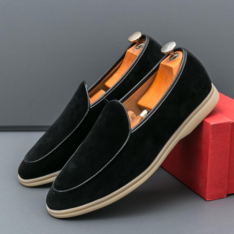 Fashion Men Luxury Brand Loafe - Suede Loafers Men avis et prix