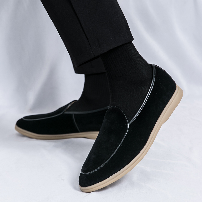 Fashion Men Luxury Brand Loafe - Suede Loafers Men avis et prix