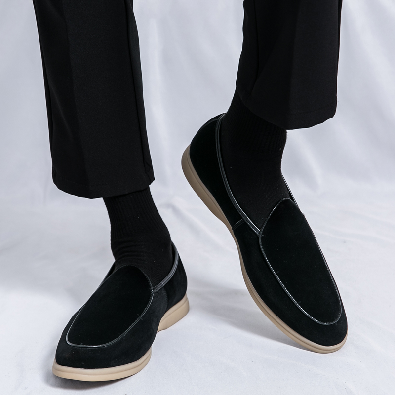 Fashion Men Luxury Brand Loafe - Suede Loafers Men avis et prix