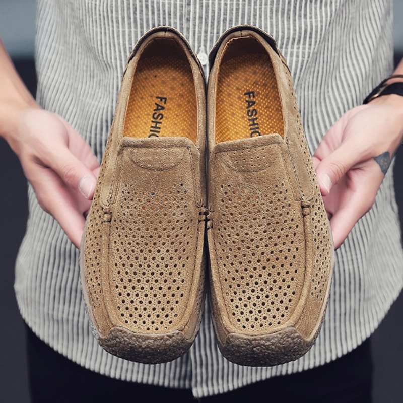 Men Loafers High-quality Slip  - Suede Loafers Men avis et prix