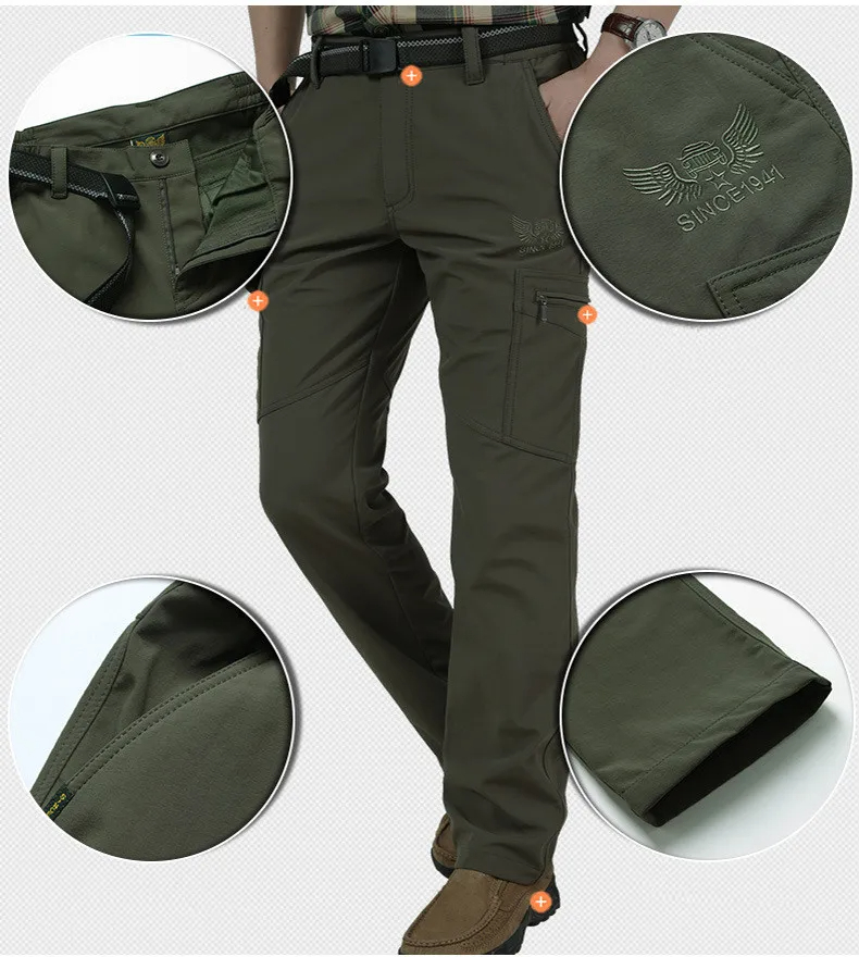 Winter Thick Pants Men Double  - Men'S Fashion Overalls avis et prix