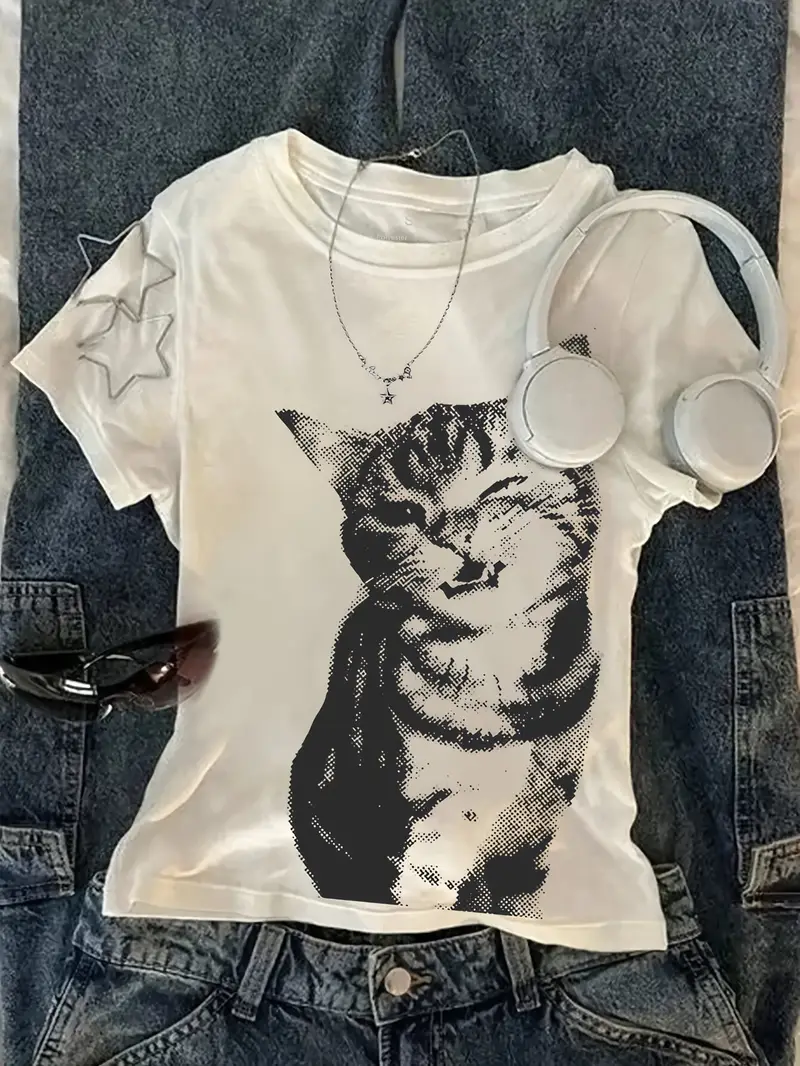 Summer Harajuku Letter Graphic - Graphic Tee Oversized avis et prix