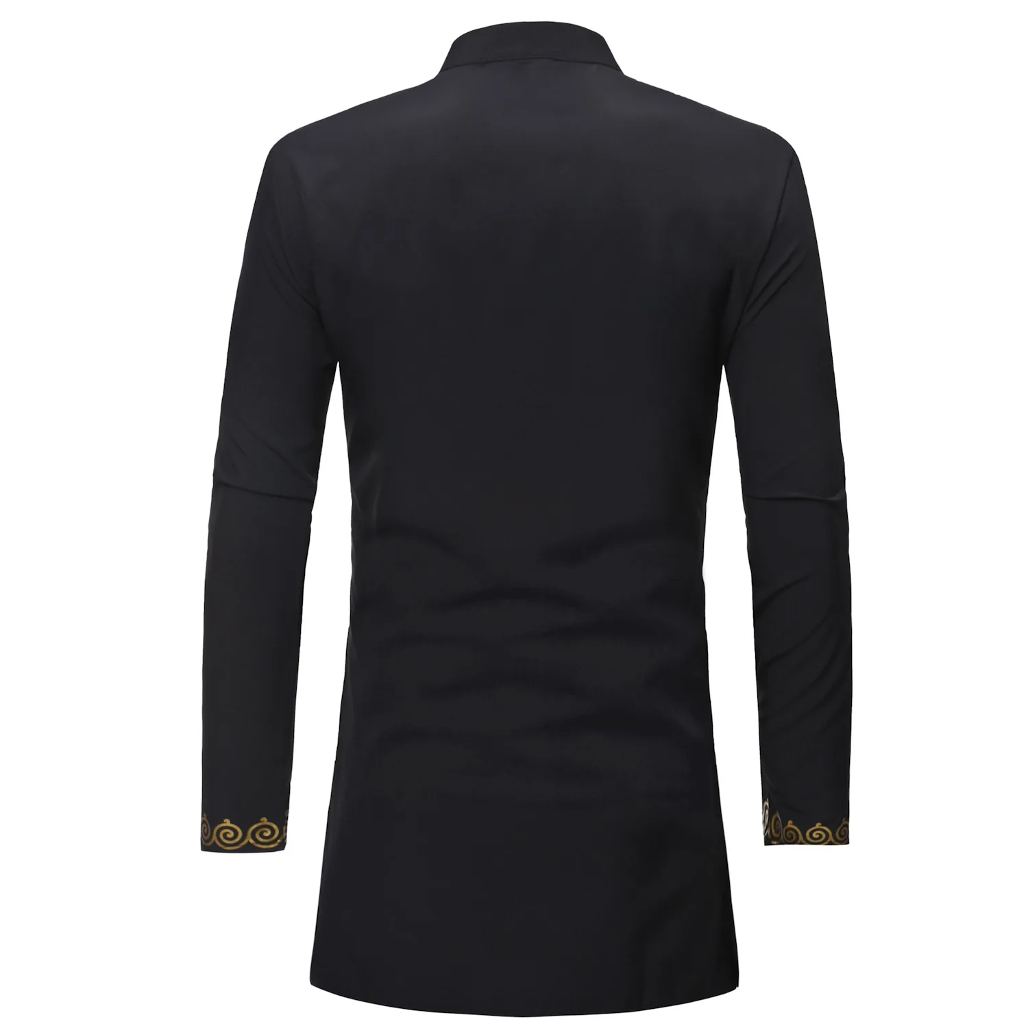 Stand Collar Muslim Shirt Men  - Men'S Fashion Kurta avis et prix