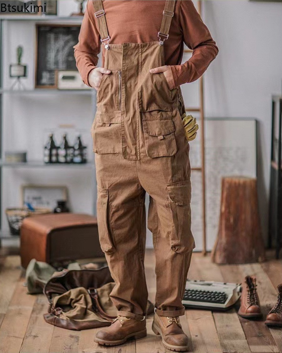 2026 Men's Retro Cotton Relaxe - Men'S Fashion Overalls avis et prix