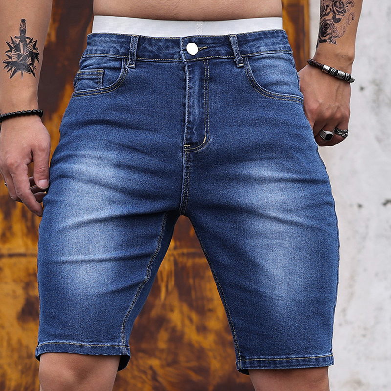 2026 Mens Stretch Denim Shorts - Men'S Fashion Overalls avis et prix