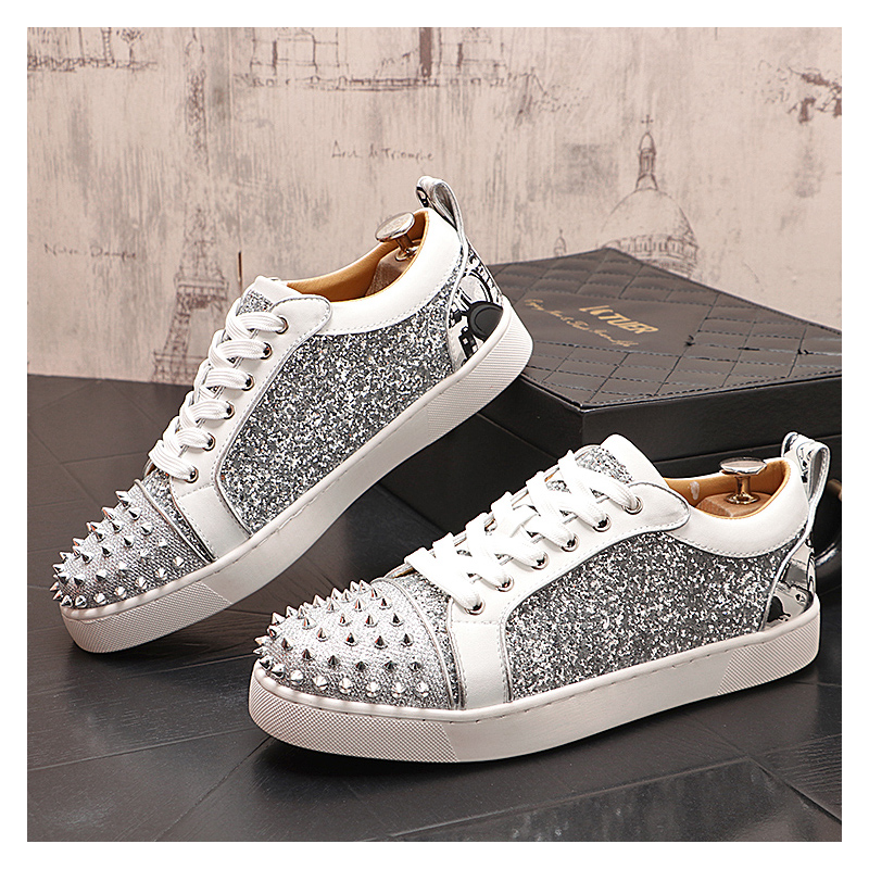 mens luxury fashion silver riv - Mens Fashion Dress Shoes avis et prix
