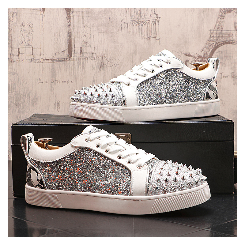 mens luxury fashion silver riv - Mens Fashion Dress Shoes avis et prix
