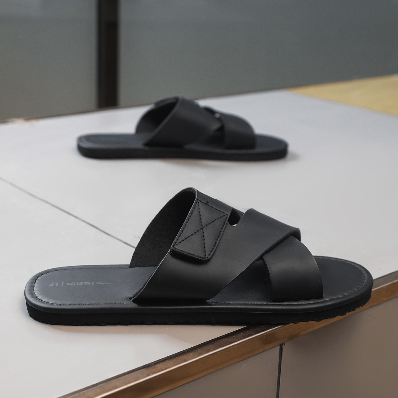 Men's slippers 2026 new summer - Men Fashion Korean Style avis et prix