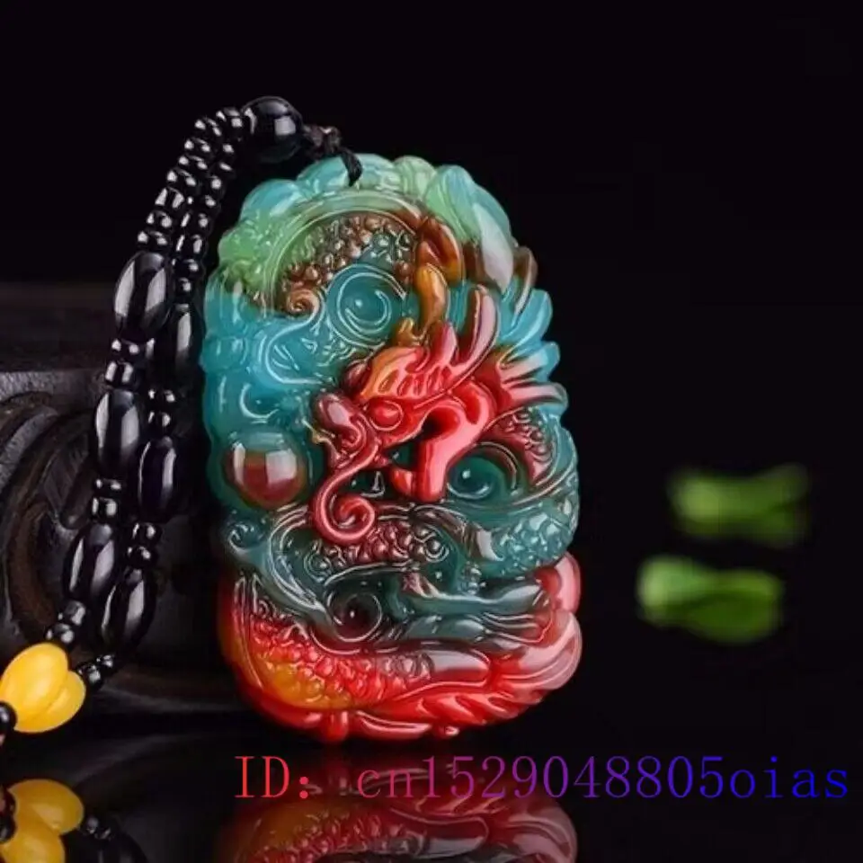 Real Jade Dragon Pendant Neckl - Men'S Fashion Necklaces avis et prix