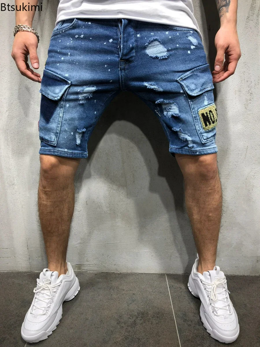 2026 Men's Summer Short Jeans  - Men'S Fashion Overalls avis et prix