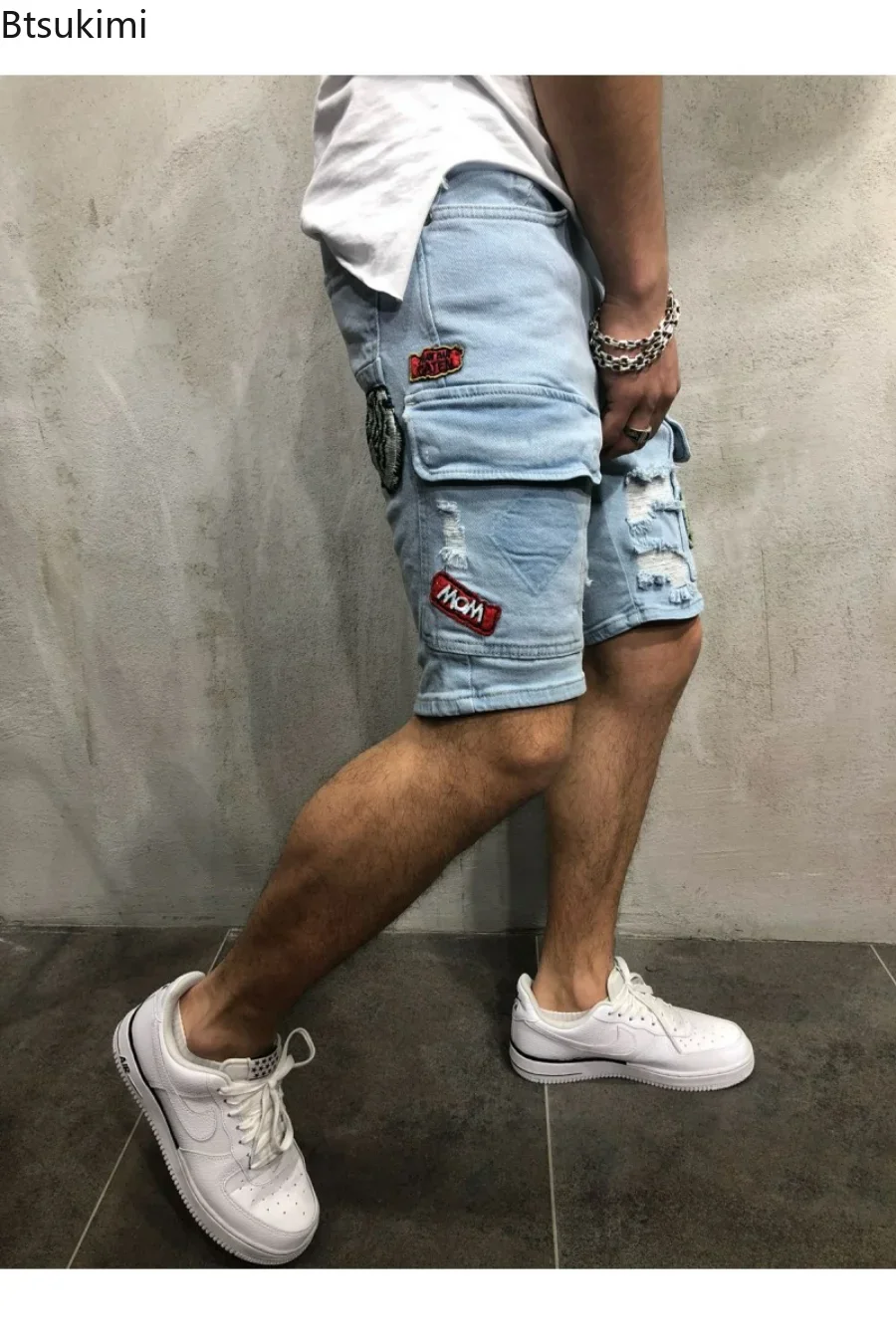 2026 Men's Summer Short Jeans  - Men'S Fashion Overalls avis et prix