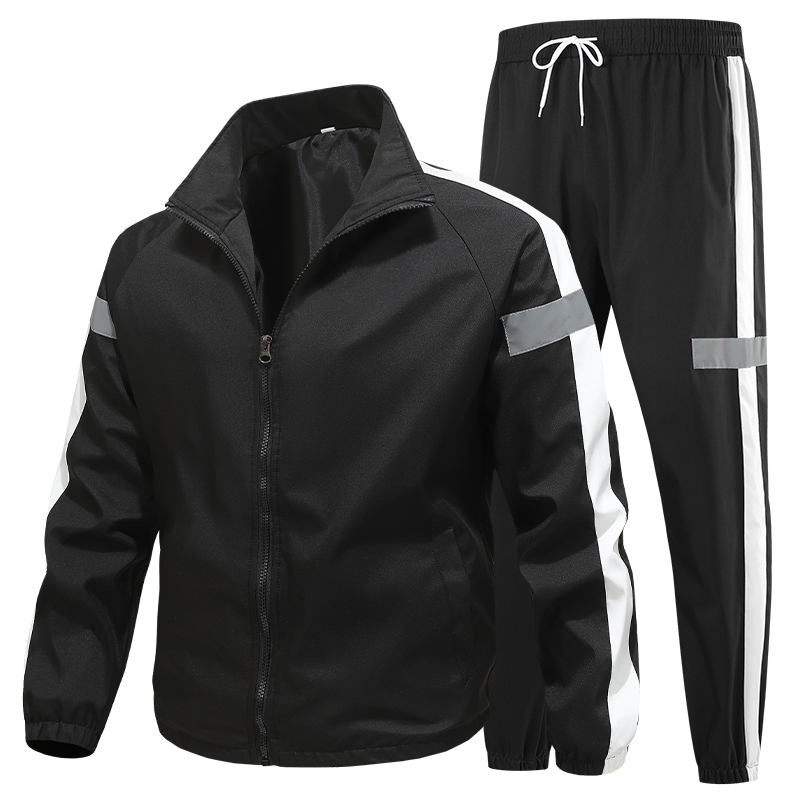 2Pcs Men Tracksuit Hoodie Tops - Jogger Sweatpants Men avis et prix