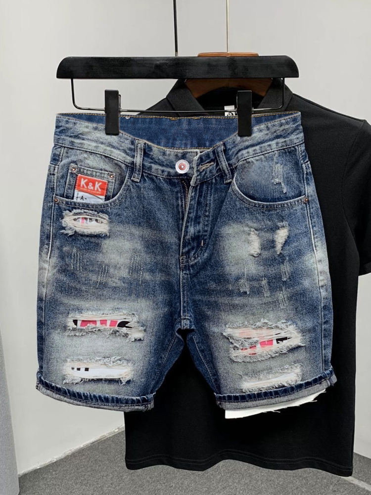 2026 Summer Ripped Straight Me - Men'S Fashion Overalls avis et prix