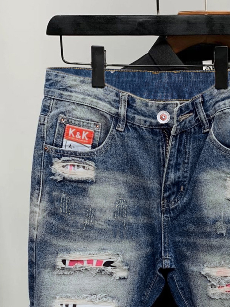 2026 Summer Ripped Straight Me - Men'S Fashion Overalls avis et prix