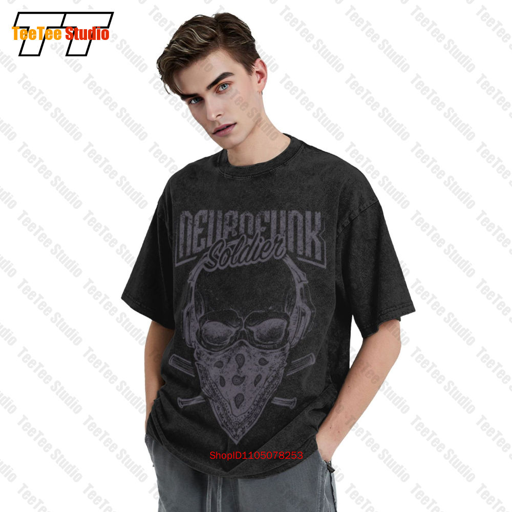 Neurofunk Soldier Graphic Desi - Graphic Tee Oversized avis et prix
