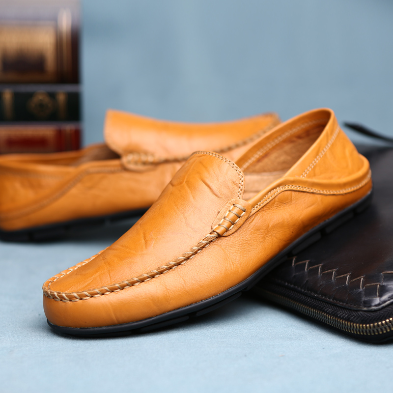 Men's Leather Casual loafers S - Suede Loafers Men avis et prix