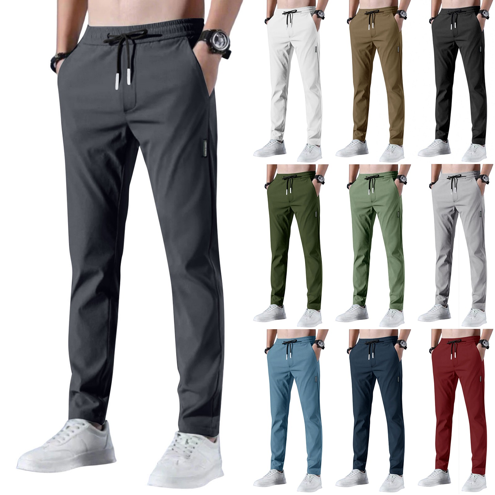 Men'S Loose Trousers Summer Sl - Men Fashion Korean Style avis et prix