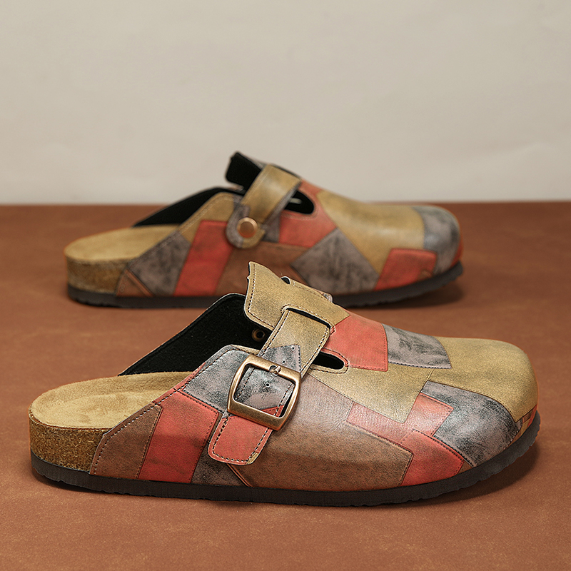 Unisex Cork Closed Toe Slipper - Men'S Fashion For 45 Years Old avis et prix