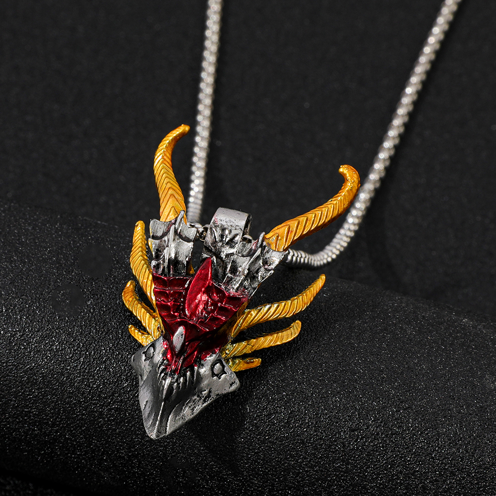 Retro Hip-Hop Evil Dragon Head - Men'S Fashion Necklaces avis et prix