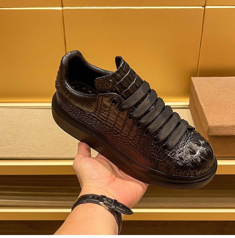 2025 summer crocodile print bl - Suede Loafers Men avis et prix