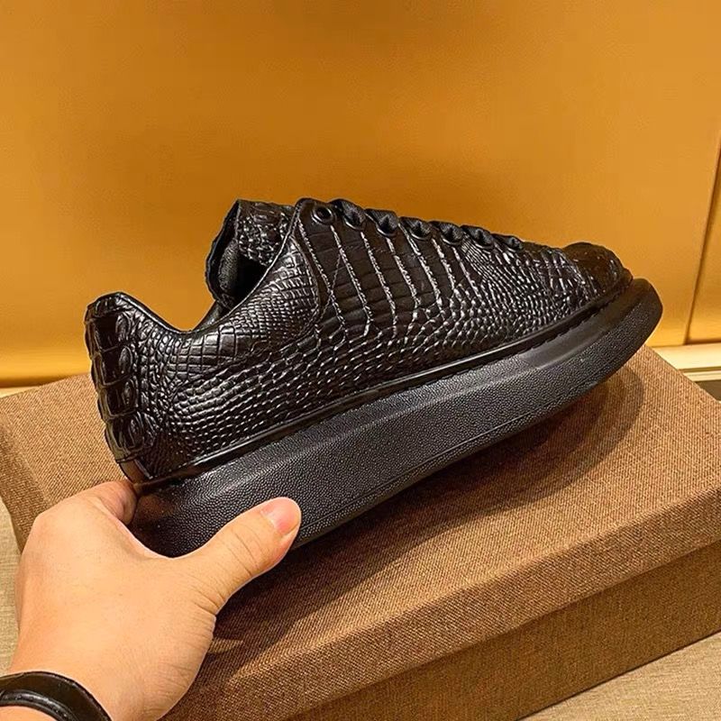 2025 summer crocodile print bl - Suede Loafers Men avis et prix