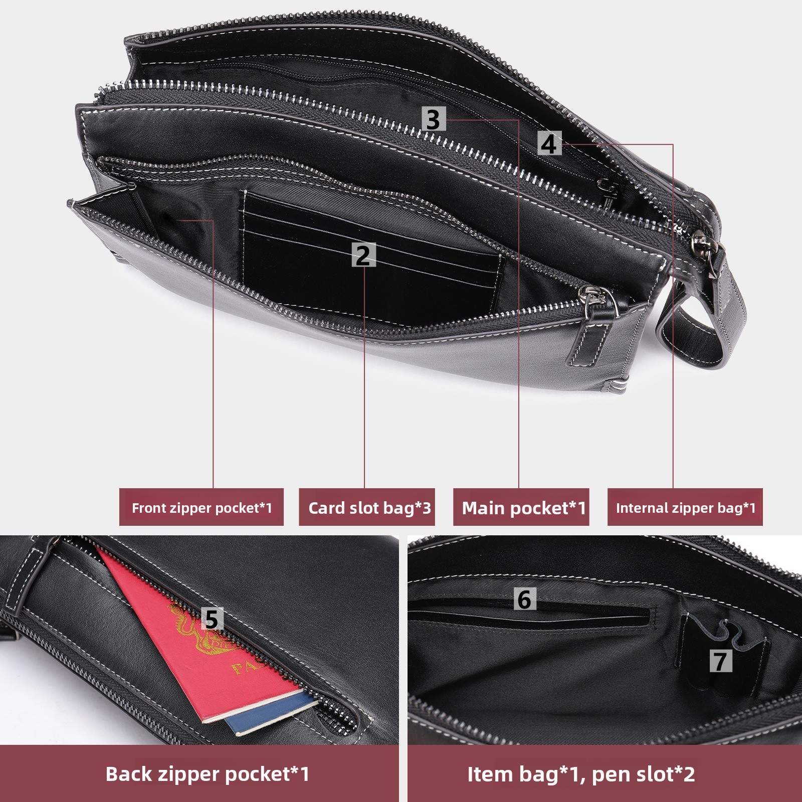 Fashionable Genuine Leather Ha - Men Fashion Korean Style avis et prix