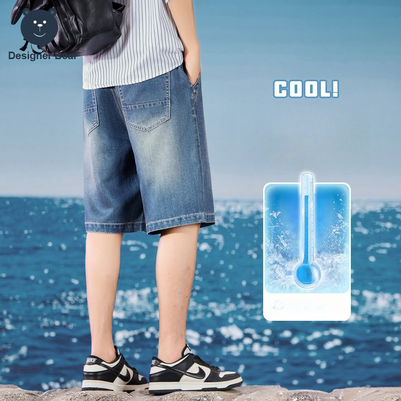 Summer Thin Men's Denim Shorts - Jogger Sweatpants Men avis et prix