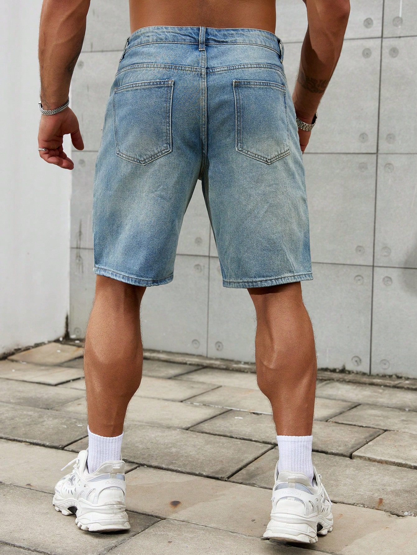 New Fashion Mens Ripped Short  - Men'S Fashion Overalls avis et prix