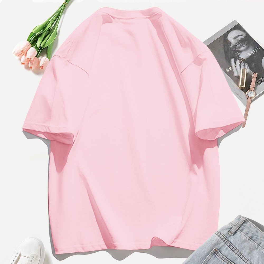 Custom Cotton T-Shirts Womens  - Graphic Tee Oversized avis et prix