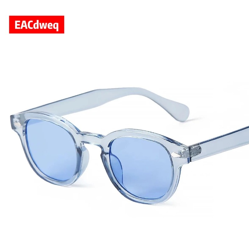Fashion Transparent Blue Round - Men'S Fashion Round Glasses avis et prix