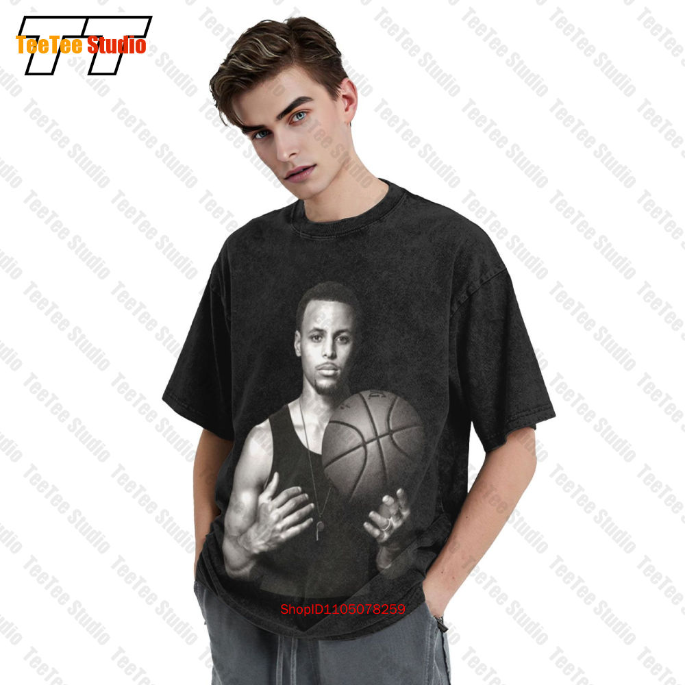 Stephen Curry Portrait Graphic - Graphic Tee Oversized avis et prix
