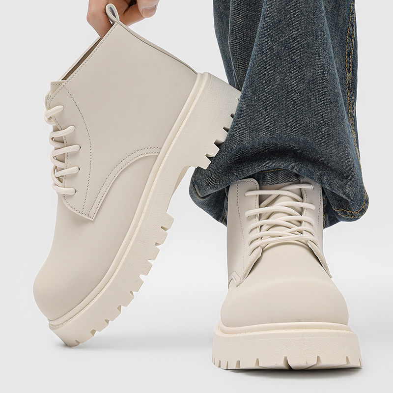 100%Genuine Leather Mens Boots - Men'S Fashion For 45 Years Old avis et prix